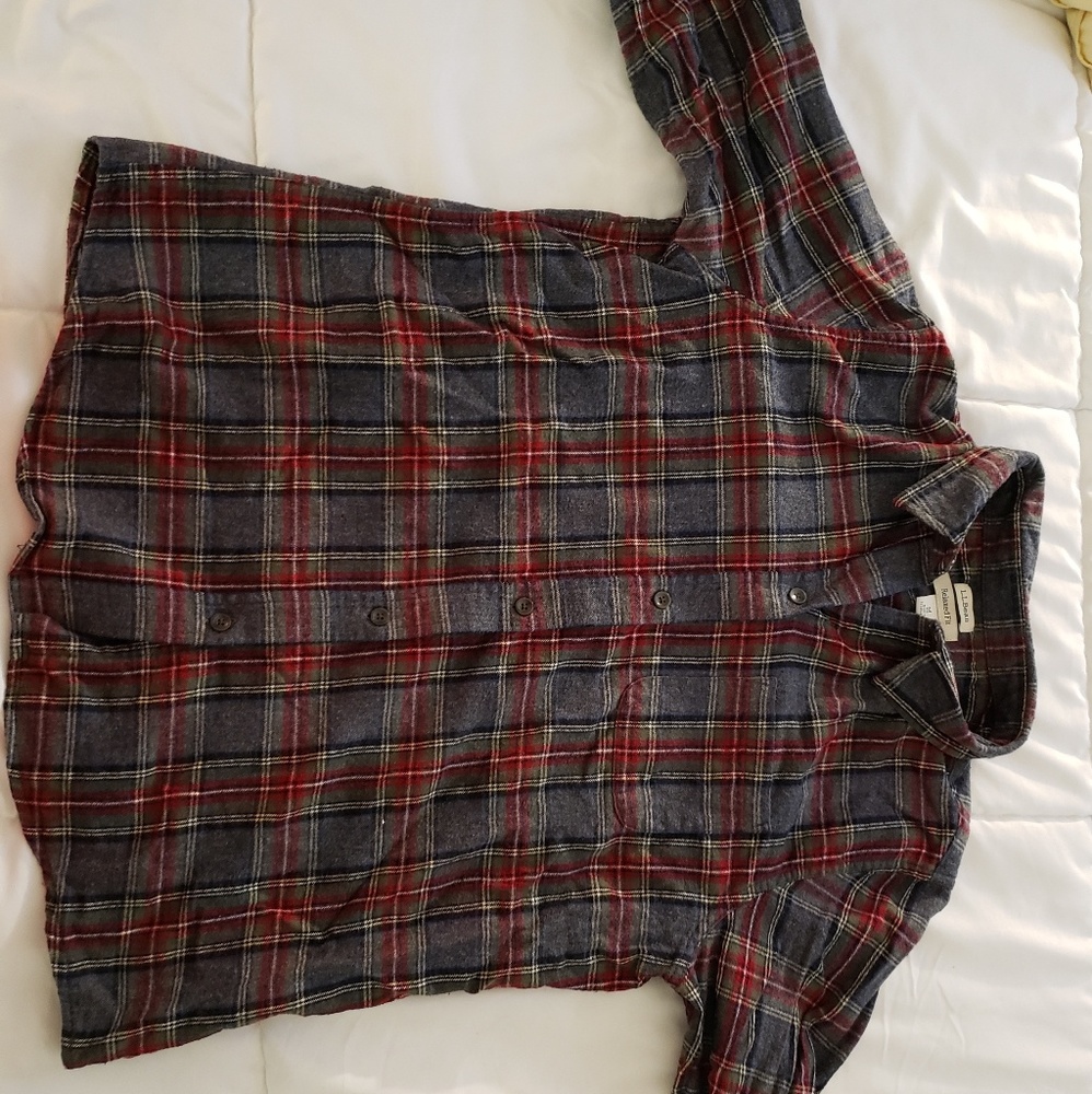 Classic L.L. Bean Men's Size M flanel great shape
